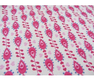 Baumwolle Stilblumen Julia - pink